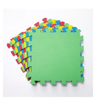 9 EVA Foam Play Mat 30x30x1cm Multicolour Tiles & Interlocking Soft Fl