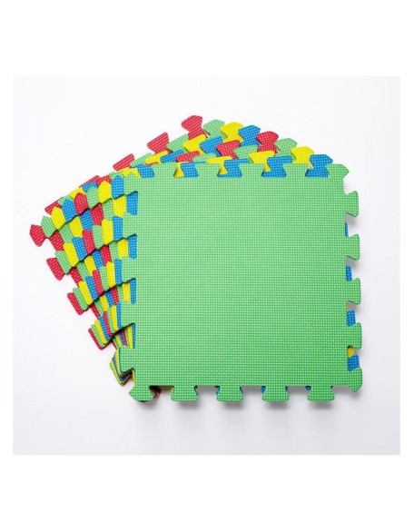 9 EVA Foam Play Mat 30x30x1cm Multicolour Tiles & Interlocking Soft Fl