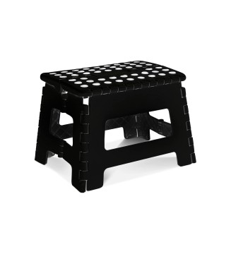 9 Inch Folding Step Stool With Carry Handle & Anti Skid Footpad For Ki