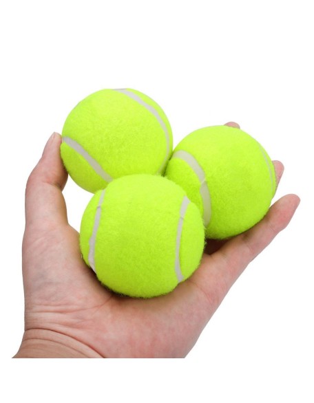 Pack of 12 Tennis Balls with Storage Bag, Tennis Balls for Dogs, Perfect for Tennis, Toys Sports, Cricket, Thick Walled Tennis Balls Pack of 12